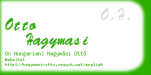 otto hagymasi business card